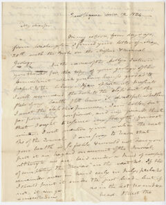 Thumbnail for Benjamin Silliman letter to Edward Hitchcock, 1824 June 12 - Image 1