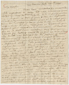Thumbnail for Benjamin Silliman letter to Edward Hitchcock, 1825 July 27 - Image 1