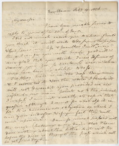 Thumbnail for Benjamin Silliman letter to Edward Hitchcock, 1826 February 19 - Image 1