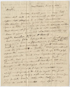 Thumbnail for Benjamin Silliman letter to Edward Hitchcock, 1828 June 4 - Image 1