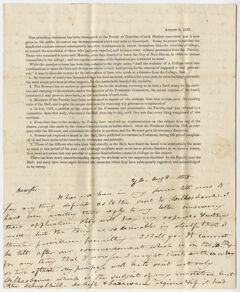 Thumbnail for Benjamin Silliman letter to Edward Hitchcock, 1828 August 8 - Image 1