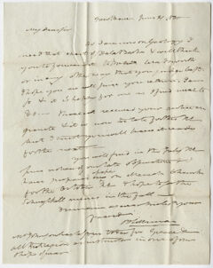 Thumbnail for Benjamin Silliman letter to Edward Hitchcock, 1830 June 21 - Image 1