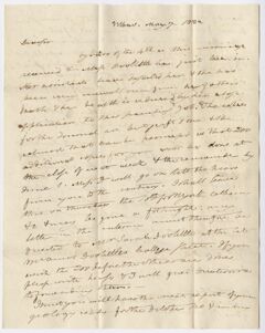 Thumbnail for Benjamin Silliman letter to Edward Hitchcock, 1832 May 7 - Image 1