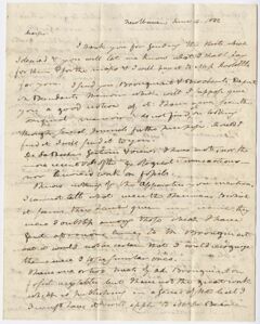 Thumbnail for Benjamin Silliman letter to Edward Hitchcock, 1832 June 14 - Image 1