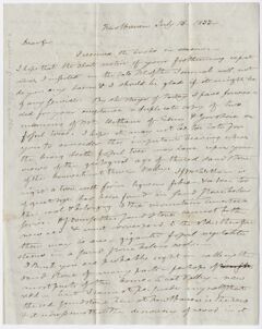 Thumbnail for Benjamin Silliman letter to Edward Hitchcock, 1833 July 18 - Image 1