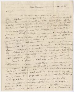 Thumbnail for Benjamin Silliman letter to Edward Hitchcock, 1835 December 11 - Image 1
