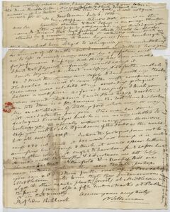 Thumbnail for Benjamin Silliman letter to Edward Hitchcock, 1836 July 6 - Image 1