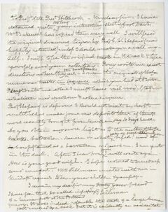 Thumbnail for Benjamin Silliman letter to Edward Hitchcock, 1855 September 17 - Image 1