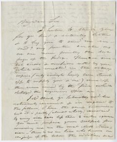 Thumbnail for John White Webster letter to Edward Hitchcock, June 3 - Image 1