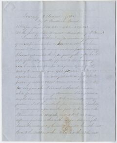 Thumbnail for Samuel Wells letter to Edward Hitchcock, 1844 October 6 - Image 1