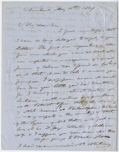 Thumbnail for Edward Hitchcock letter to James T. Ames, 1849 May 16 - Image 1