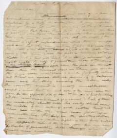 Thumbnail for Edward Hitchcock draft letter to unidentified recipient - Image 1