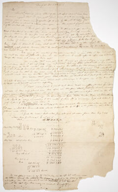 Thumbnail for Edward Hitchcock draft letter to Edmund M. Blunt, 1816 October 29 - Image 1