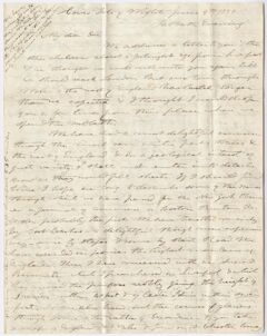 Thumbnail for Edward Hitchcock and Orra White Hitchcock letter to Edward Hitchcock, Jr., 1850 June 9 and 1850 June 13 - Image 1