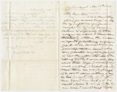 Thumbnail for Edward Hitchcock letter to Edward Hitchcock, Jr., 1854 November 12 - Image 1