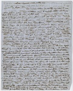 Thumbnail for Edward Hitchcock, Orra White Hitchcock, and Jane Elizabeth Hitchcock Putnam letter to Edward Hitchcock, Jr., 1860 November 10…