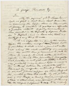 Thumbnail for Edward Hitchcock and Charles H. Hitchcock letter to George Kendall, 1858 February 23 - Image 1