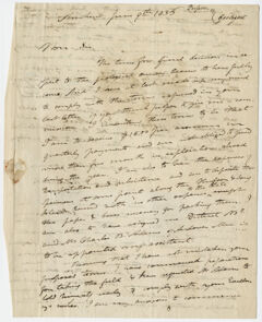 Thumbnail for Edward Hitchcock letter to Governor William L. Marcy, 1836 June 9 - Image 1