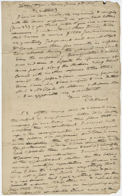 Thumbnail for Edward Hitchcock excerpt of letter to Governor William L. Marcy, 1836 June 9 - Image 1