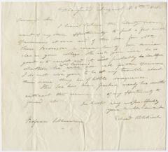 Thumbnail for Edward Hitchcock letter to Benjamin Silliman, 1818 August 25 - Image 1