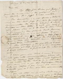 Thumbnail for Edward Hitchcock letter to Benjamin Silliman, 1822 November 6 - Image 1