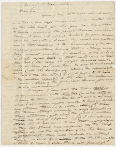 Thumbnail for Edward Hitchcock letter to Benjamin Silliman, 1822 December 1 - Image 1