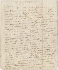 Thumbnail for Edward Hitchcock letter to Benjamin Silliman, 1823 November 25 - Image 1