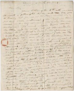 Thumbnail for Edward Hitchcock letter to Benjamin Silliman, 1824 March 1 - Image 1
