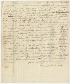 Thumbnail for Edward Hitchcock letter to Benjamin Silliman, 1825 - Image 1