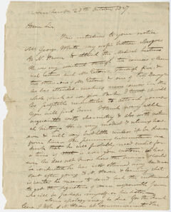 Thumbnail for Edward Hitchcock letter to Benjamin Silliman, 1827 October 28 - Image 1