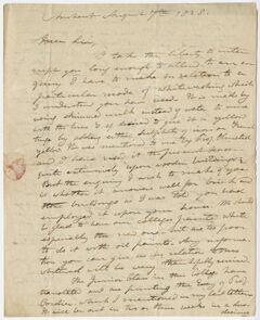 Thumbnail for Edward Hitchcock letter to Benjamin Silliman, 1828 August 7 - Image 1