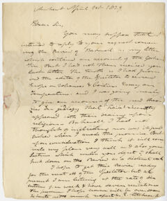 Thumbnail for Edward Hitchcock letter to Benjamin Silliman, 1829 April 1 - Image 1