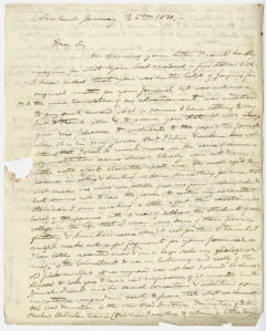 Thumbnail for Edward Hitchcock letter to Benjamin Silliman, 1830 January 24 - Image 1
