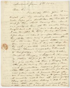 Thumbnail for Edward Hitchcock letter to Benjamin Silliman, 1832 June 8 - Image 1