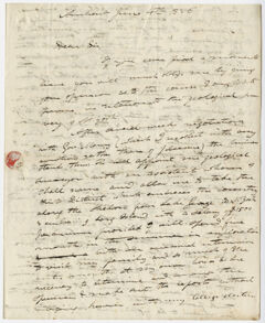 Thumbnail for Edward Hitchcock letter to Benjamin Silliman, 1836 June 4 - Image 1