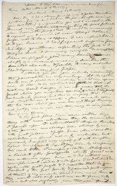 Thumbnail for Edward Hitchcock copy of a letter to Benjamin Silliman, 1837 March 12 - Image 1