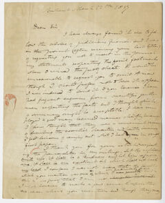 Thumbnail for Edward Hitchcock letter to Benjamin Silliman, 1837 March 12 - Image 1