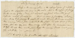 Thumbnail for Edward Hitchcock letter to Orra White, 1820? May 21