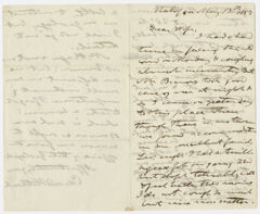 Thumbnail for Edward Hitchcock letter to Orra White Hitchcock, 1857 March 13 - Image 1