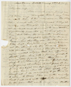 Thumbnail for Edward Hitchcock letter to Orra White Hitchcock, 1827 February 11 - Image 1