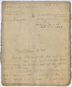 Thumbnail for Edward Hitchcock sermon no. 22, 1820 June - Image 1
