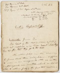 Thumbnail for Edward Hitchcock sermon no. 83, "Entire Depravity," 1821 November - Image 1