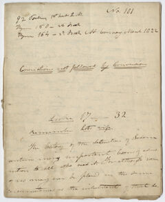 Thumbnail for Edward Hitchcock sermon no. 101, "Convictions Not Followed By Conversion," 1822 March - Image 1