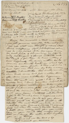 Thumbnail for Edward Hitchcock sermon no. 133, "Resignation," 1822 November - Image 1