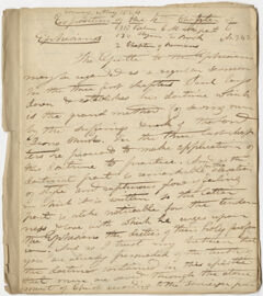 Thumbnail for Edward Hitchcock sermon no. 242, "Exposition of the 4th Chapter of Ephesians," 1824 May - Image 1