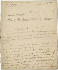 Thumbnail for Edward Hitchcock sermon no. 255, "State of the Church & people in Conway," 1824 January - Image 1