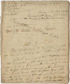 Thumbnail for Edward Hitchcock sermon no. 259, "Progress of the Christian towards heaven," 1824 March 7 - Image 1