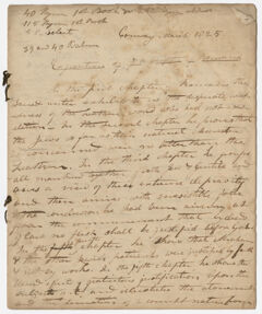 Thumbnail for Edward Hitchcock unnumbered sermon, "Exposition of 7th Chapter of Romans," 1825 March - Image 1