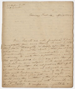 Thumbnail for Edward Hitchcock unnumbered sermon, 1825 April [7] - Image 1