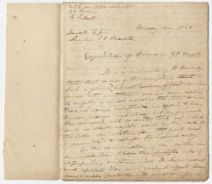 Thumbnail for Edward Hitchcock unnumbered sermon, "Exposition of Romans 9th Chapter," 1825 May - Image 1